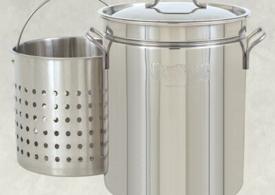 #1144 Stainless Steel 44qt Stockpot and Basket